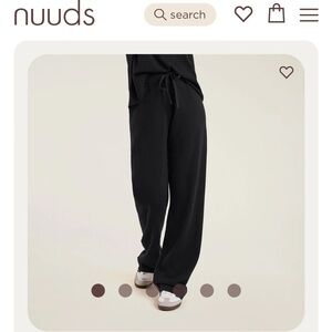 Nuuds NEW never worn Luxe Knit Wide Leg Pant size M